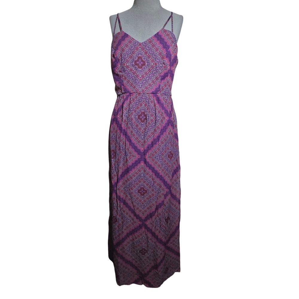 Purple Sleevless Maxi Dress Size 10